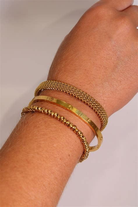 bracciale rigido simil cartier|cartier bracelets 1cm wide.